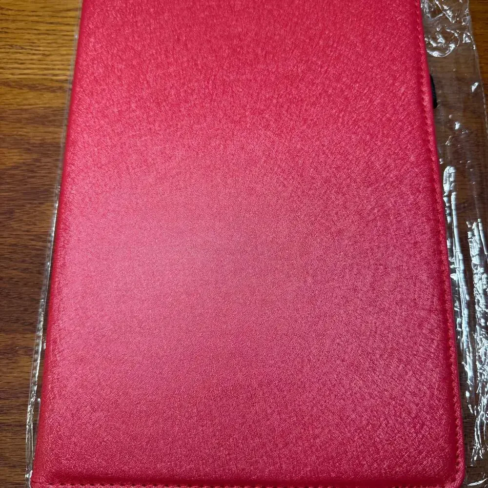 LayYun Red iPad 10.2 Case‎ 2019 7th Gen 360 Rotating Stand Folio Cover